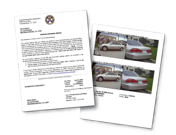 autoChalk Office mailout citations interface